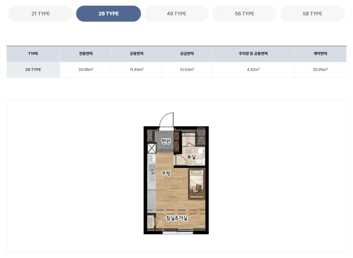 미아사거리역 성북펠릭스 평면도 2